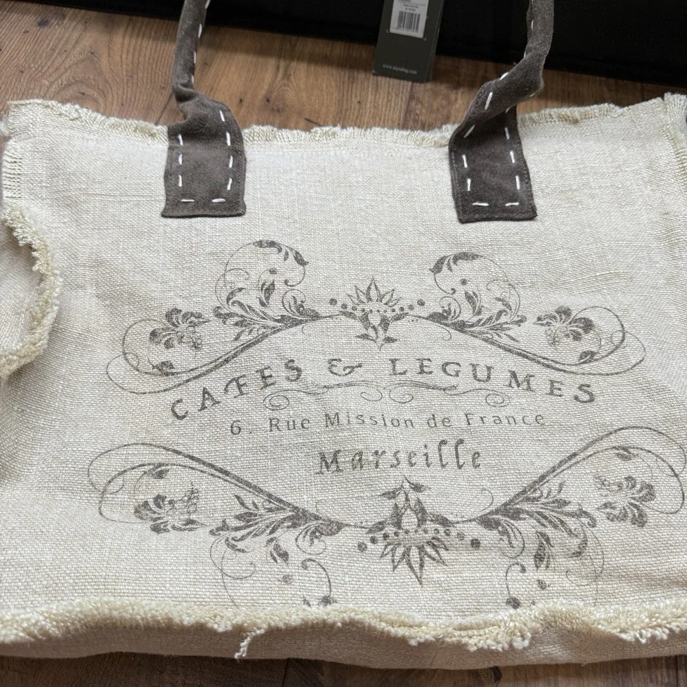 Myra NWT Handbags Signature Line Small Tote Bag Vtg French Design NEW Market